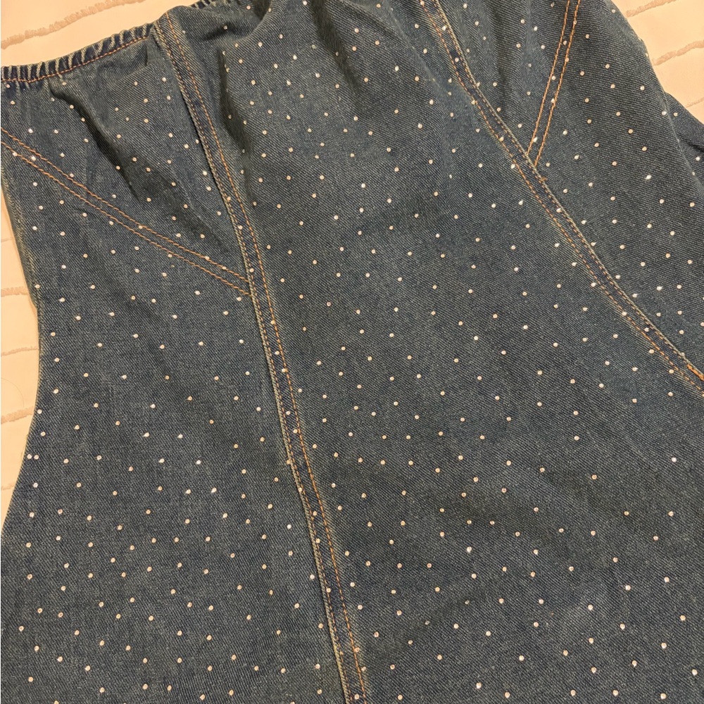 Blue Denim & Crystal Two-Piece Set- New with Tags - Picture 3 of 4